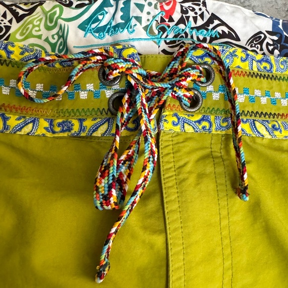 ROBERT GRAHAM QUEEQUEG Swim Trunks Board Shorts Swimwear Size 38 - Picture 7 of 7